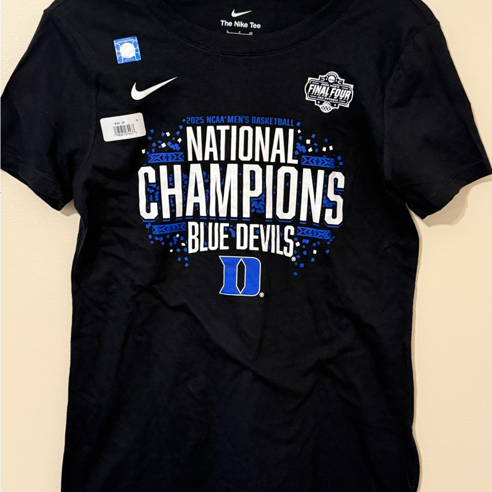Nike Duke Blue Devil National Champions Tee New